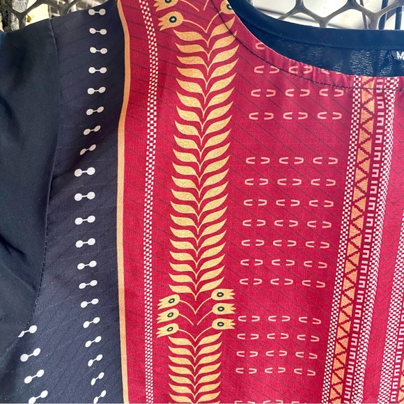 Kurti 🖤Straight Fit Printed Kurta for Women! Dark Red & Black, Size: M (New)❤️ - Picture 6 of 10
